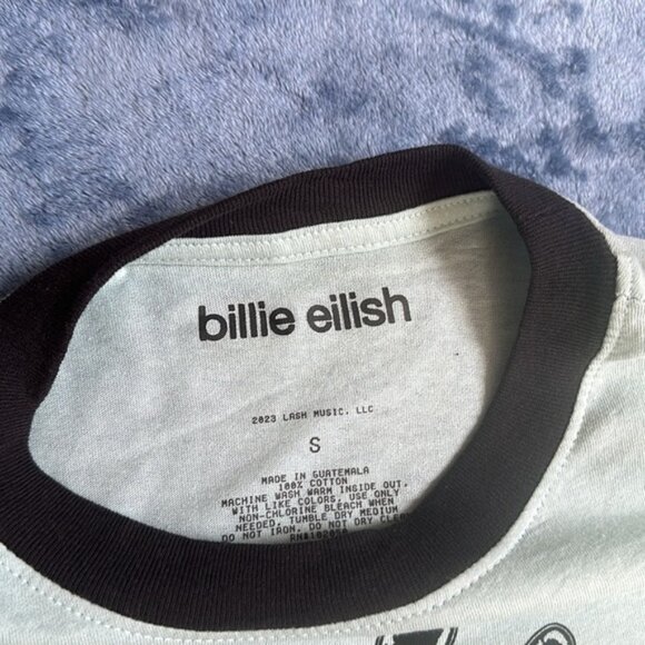 NWS Lash Music "Billie Eilish" Graphic T-Shirt Size Small - Picture 10 of 10
